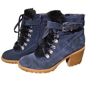 Nine West Lace Up Boots 8M